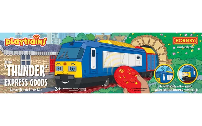 Playtrains - Thunder Express Goods Battery Operated Train Pack
