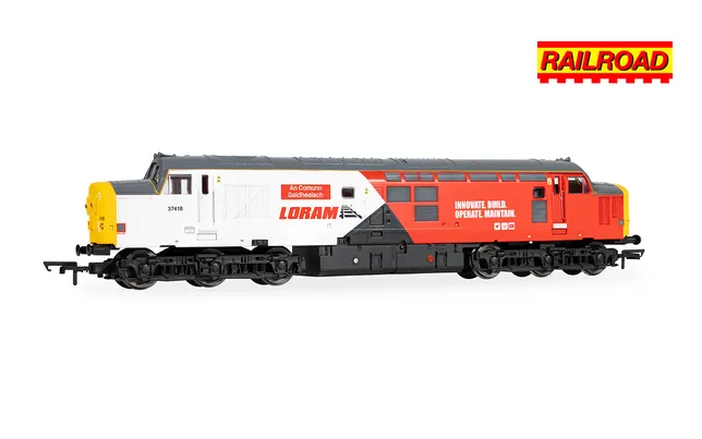 RailRoad - Loram - Class 37 - 'An Comunn Gaidhealach' 37418