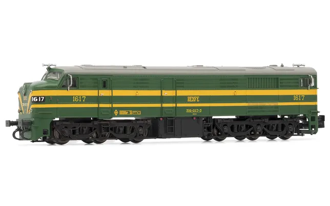 RENFE, diesel locomotive class 316, green livery, with DCC Sound decoder