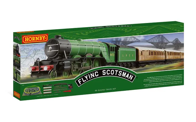 Flying Scotsman Train Set - Euro 2 pin plug