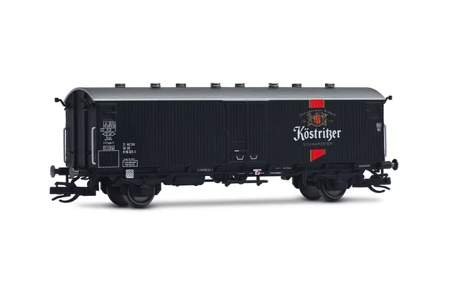 DR, 2-unit set of refrigerated wagons, "Köstritzer Bier", ep. IV