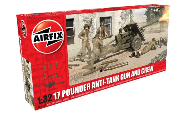 17 Pdr Anti-Tank Gun 1:32