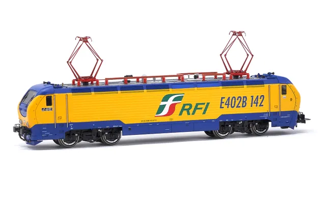 FS, electric locomotive E402B RFI livery yellow/blue, ep. VI DCC DCC Sound