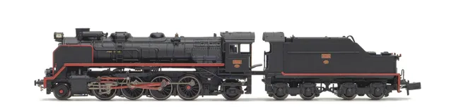 RENFE, steam locomotive 141F 2332 "Mikado" with pre-heaters, period III, with DCC sound decoder