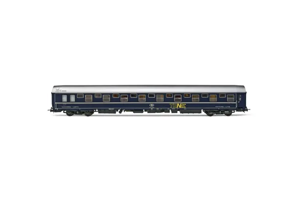 SNCB, voiture-lits T2, livrée CIWL avec logo TEN, ép. IV