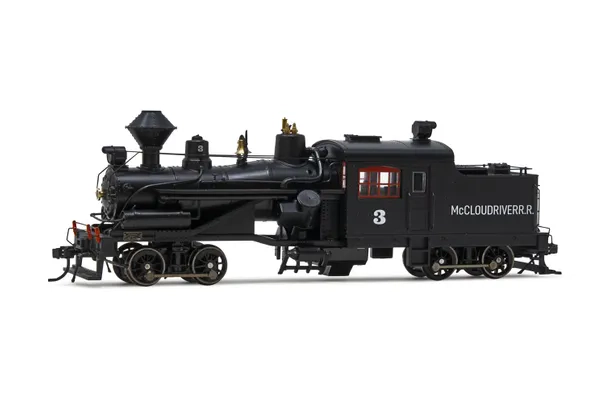 Heisler Dampflokomotive, Modell mit 2 Drehgestellen, „McCloud River Railroad #3", Ep. III