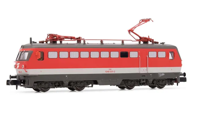ÖBB, locomotive électrique classe 1046 001-2, livrée rouge trafic, ép. V