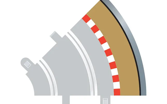 Radius 1 Curve Outer Borders 45¬∞ x 4