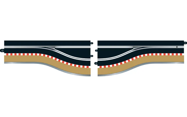 Scalextric Digital - Pit Lane Track (Left Hand) - Includes Sensor