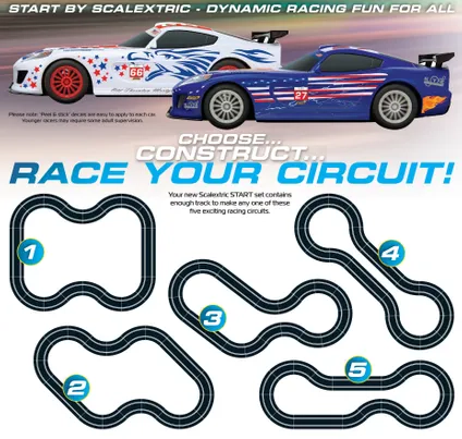 START by Scalextric: GT America Race Set