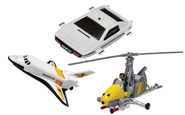 James Bond Air, Sea & Space Collection Triple Pack (Space Shuttle, Gyrocopter, Lotus Esprit)