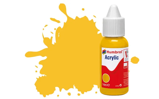 Acrylic Paint: 24 - Trainer Yellow - Matt - (14ml)