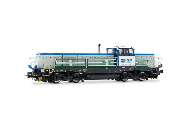 FNM / Trenord, diesel locomotive Effishunter 1000, grey/blue/green, ep. VI, with DCC sound decoder