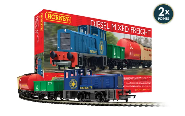 Diesel Mixed Freight Train Set