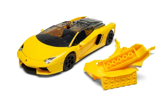 QUICKBUILD Lamborghini Aventador - Yellow