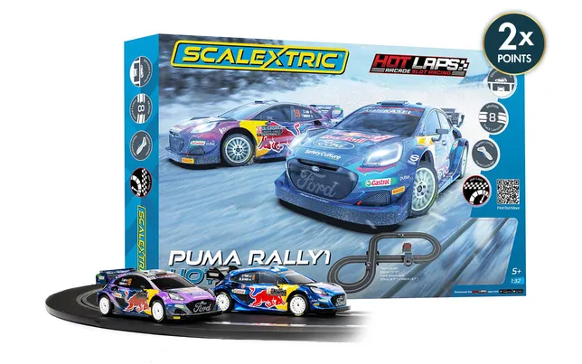 Scalextric Puma Rally1  WRC - Hot Laps Race Set (EU Plug)
