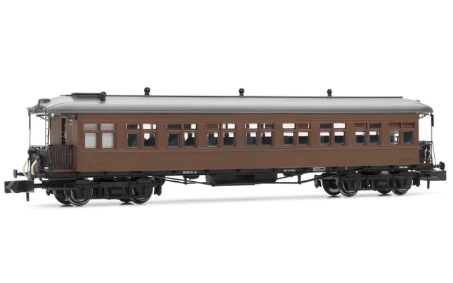 RENFE, Costa coach, 2nd class, BB-2389, low roof, period III-IV