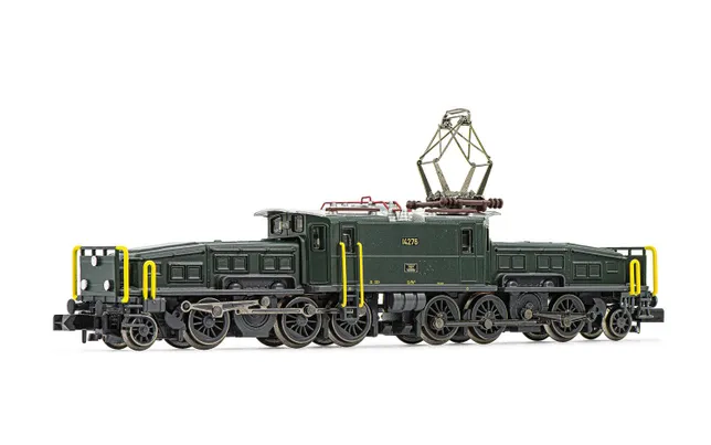 SBB, Elektrolokomotive Ce 6/8 II 14276 "Krokodil", in grüner Lackierung, Ausführung als Rangierlokomotive, Ep. IV