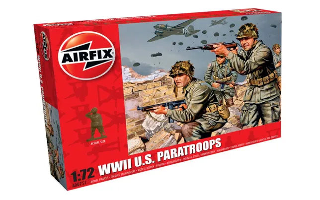 WWII U.S. Paratroops 1:72