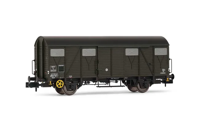 SNCF, coffret de 2 wagons fermésà 2 essieux K, ép. III