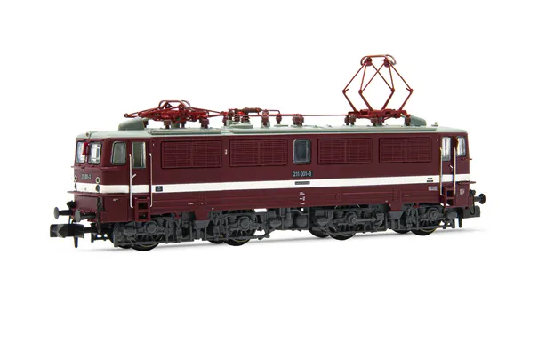 DR, locomotive électrique classe 211, livrée rouge avec ligne blanche de décoration épaisse, ép. IV, avec décodeur DCC