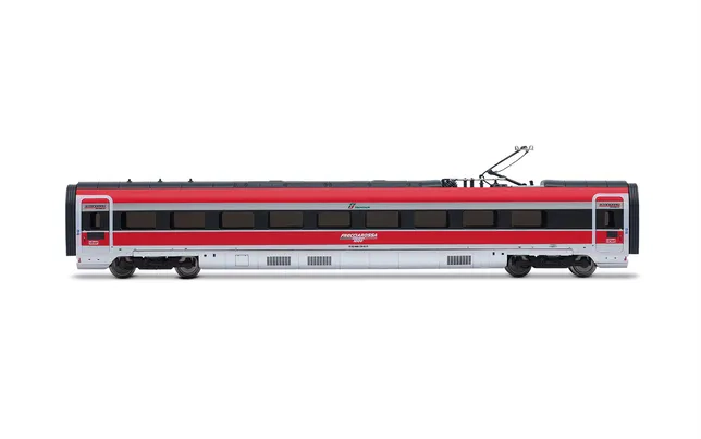 FS Trenitalia, 4-tlg. Grundset des Hochgeschwindigkeitszugs „Frecciarossa 1000", in neuer Farbgebung, Ep. VI