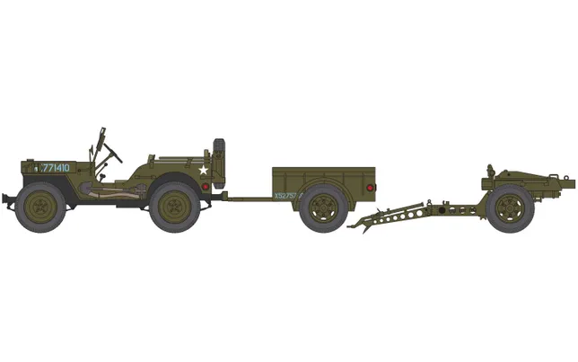 Small Starter Set Willys MB Jeep