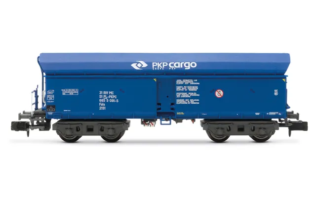 PKP Cargo, 3-unit pack self-discharging wagons Falls, blue livery, ep. VI