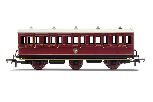 NBR, 6 Wheel Coach, 3rd Class, 1169 - Era 2