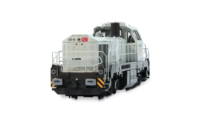 DB/NorthRail, locomotiva diesel Vossloh DE 18, livrea grigia, ep. VI