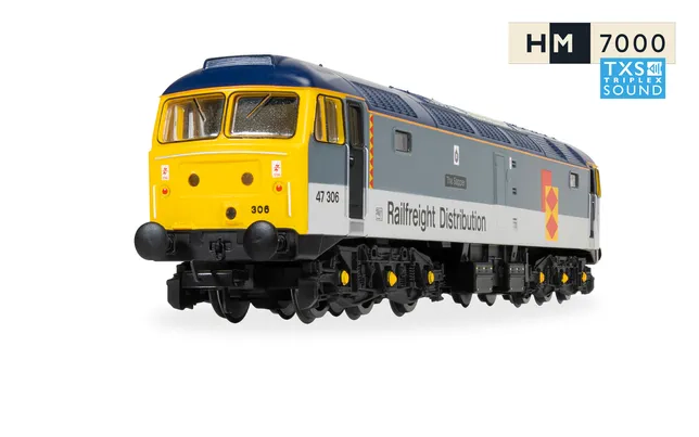 RailRoad - Railfreight Distribution - Class 47 - 'The Sapper' 47306 (DCC Sound Fitted)