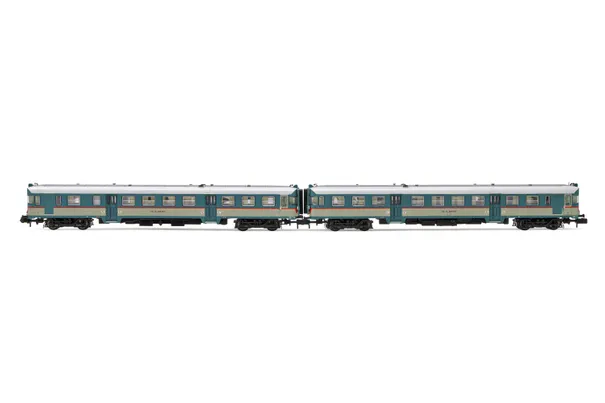 FS, 2-units pack ALn 668 1000 series (2 doors) original livery, rounded windows, ep. IV - DCC Sound