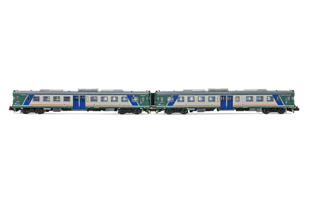 FS, 2-units pack ALn 668 1200 series (1 double door, exhausts) XMPR livery, flat windows, ep. V - DCC Sound