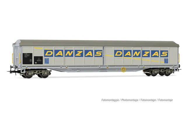 SBB, 4-axle sliding-wall wagon type Habils "Danzas", ep. V