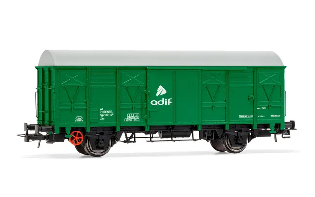 Electrotren (H0 1:87) ADIF, 2-axle closed wagon ORE, green livery, period VI