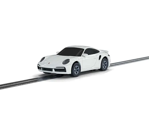 Micro Scalextric Porsche 992 Turbo Car - White