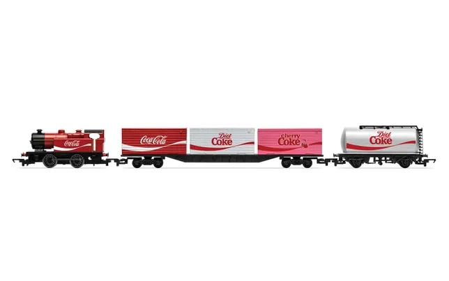 Trenino Coca-Cola Summertime - con trasformatore europeo