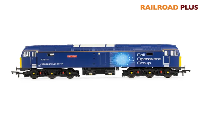 RailRoad Plus ROG, Class 47, Co-Co, 47813 ‘Jack Frost’ - Era 11