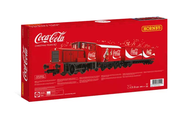 Set de Train de Noël Coca-Cola - version avec prise européenne