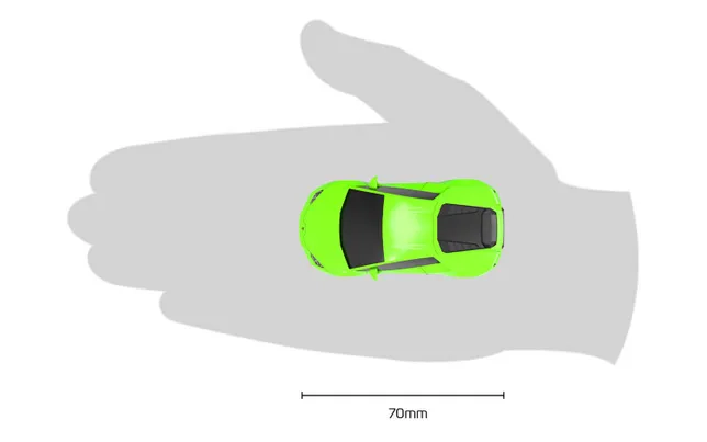 Micro Scalextric Super Speed Race Set - Lamborghini vs Porsche - Battery Powered Set
