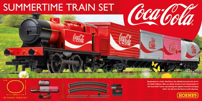 Coca-Cola® Zug Set - mit Euro-Stecker