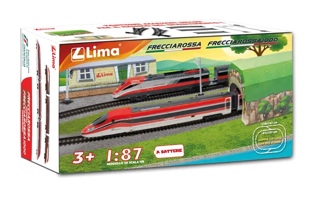 Set Lima Double Frecciarossa con doppio scambio per giovani appassionati