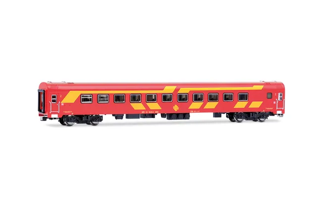 RENFE, 3-unit EMU class 444, unit 444-004 in original red and yellow livery, ep. IV