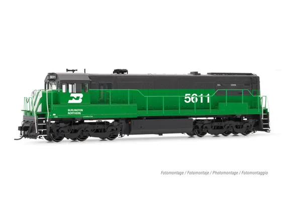 Burlington Northern, Diesellokomotive U25C, Betriebsnummer 5611, Ep. III