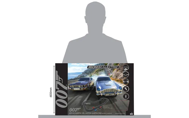 Micro Scalextric James Bond 007 Race Set - DB5 vs V8