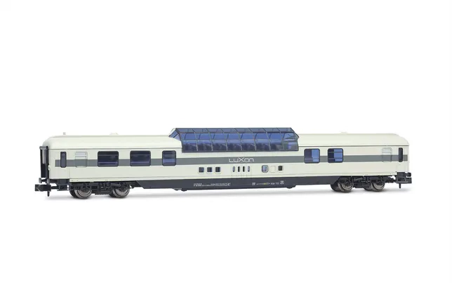 RailAdventure/LUXON, 4-axle domecar, grey livery, ep. VI