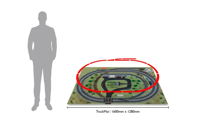 Flying Scotsman Train Set - Euro 2 pin plug