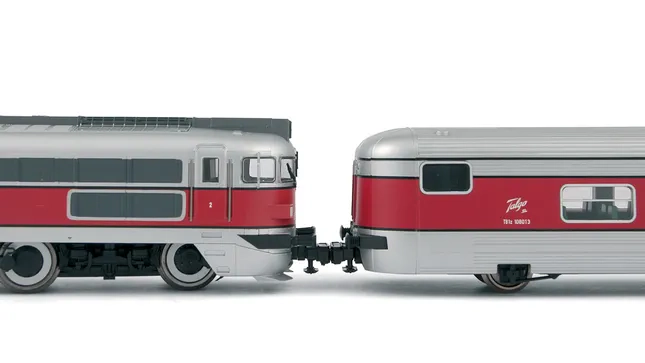 Set of 4 working Scharfenberg coupler heads (NEM 362 and NEM 363)