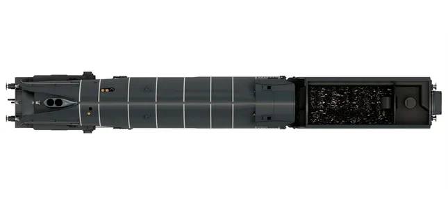 LNER, Class W1 'Hush Hush', 1935 (Double Blast Pipe), 4-6-4, 10000 - Era 3