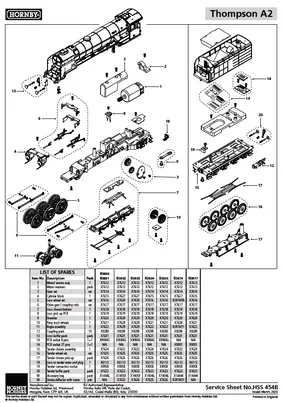 LNER, Thompson Class A2/3, 4-6-2, 511 'Airborne' - Era 3